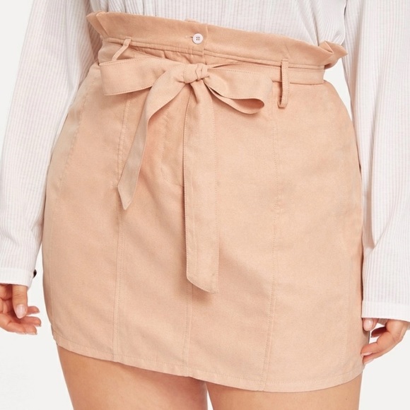 SHEIN Dresses & Skirts - Blush Belted Skirt
